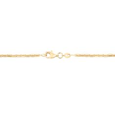 10k Yellow Gold 2mm Cube Link Chain Necklace