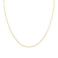 10k Yellow Gold 2mm Cube Link Chain Necklace 1