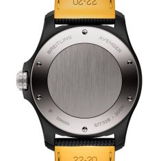 Breitling Avenger Automatic 42 Night Mission Ceramic Black Leather Strap Watch 42mm - S17328101B1X1