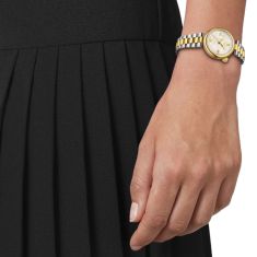 Tissot Desir Mother-of-Pearl Dial Two-Tone Bracelet Watch 28mm - T1520102211801