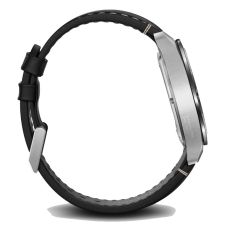 Victorinox Swiss Army Automatic Black Dial Black Leather Strap Watch 42mm - 242044