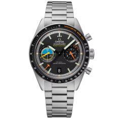 OMEGA Speedmaster Pilot Chronograph Black Dial Stainless Steel Watch 40.85mm - O33210415101002
