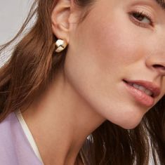 Kendra Scott Krista Metal Hoop Earrings, Gold-Plated
