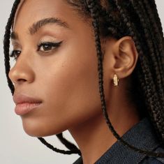 Temple St. Clair 18k Yellow Gold Diamond Cosmos Hoop Earrings