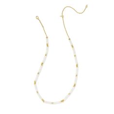 Kendra Scott Deliah Strand Necklace in Ivory Mother-of-Pearl
