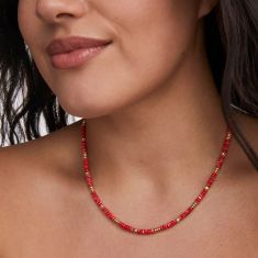 Kendra Scott Deliah Strand Necklace in Red Mother-of-Pearl