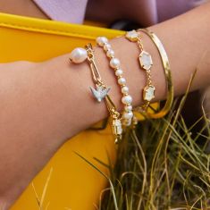 Kendra Scott Melody Charm Bracelet in Freshwater Cultured Pearl