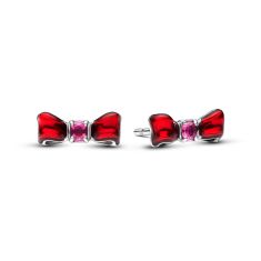 Pandora - Disney, Snow White Bow Stud Earrings 1