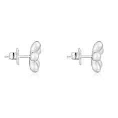 TOUS Daisy Flower Sterling Silver Stud Earrings