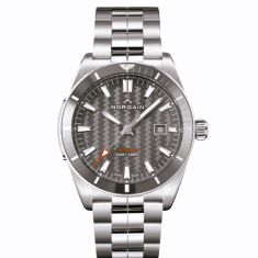 NORQAIN Adventure Sport Grey Dial Stainless Streel Bracelet Automatic Watch 42mm - N1000C01A/B101/102S