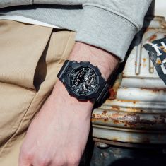 Casio G-Shock Analog-Digital Black Resin Strap Watch - GA-010-1A1