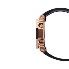 Casio G-Shock Analog-Digital Pink Gold-Tone Dial Black Resin Strap Watch - GMS2110PG-1A4