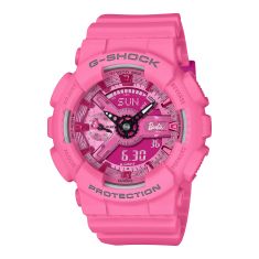 Casio G-Shock X Barbie Analog-Digital Pink Resin Strap Limited Edition Watch - GMAS110BE-4A