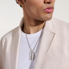 John Hardy Icon 50 Sterling Silver Tag Pendant Necklace