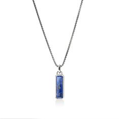 John Hardy Lapis Lazuli Talisman Sterling Silver Necklace 1