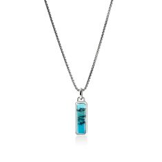 John Hardy Turquoise Talisman Sterling Silver Necklace 1