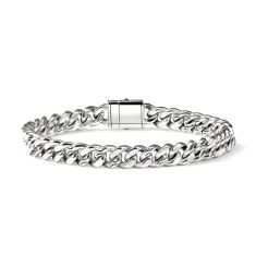 John Hardy 7mm Sterling Silver Curb Chain Bracelet