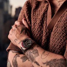 Bulova Special Edition Marine Star Heritage Archive Series Black Dial Stainless Steel Watch 43mm - 98B451