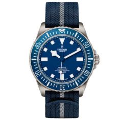 Pelagos FXD Diving Navy Blue Dial Fabric Strap Watch 42mm - M25707B/25-0001