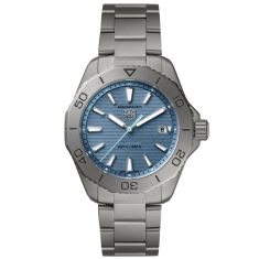 TAG Heuer AQUARACER Professional 200 Solargraph Blue Dial Titanium Watch 40mm - WBP1182.BF0000