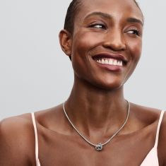 Pandora Pavé Infinity Knot Heart Charm