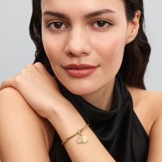 Pandora Happy Birthday Cake Gold-Plated Dangle Charm