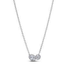 Pandora Embracing Halo Necklace