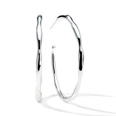 image of IPPOLITA Classico Medium Thin Squiggle Hoop Earrings with sku:20556296