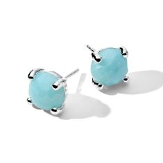 IPPOLITA Rock Candy Mini Stud Earrings in Blue Quartz