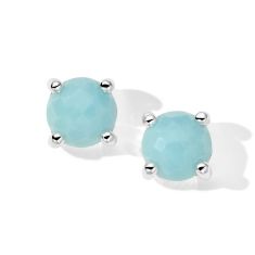 image of IPPOLITA Rock Candy Mini Stud Earrings in Blue Quartz with sku:20556569