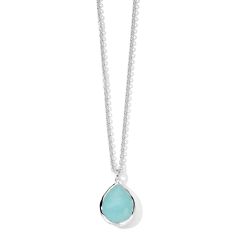 IPPOLITA Rock Candy Teardrop Pendant Necklace in Blue Quartz 1