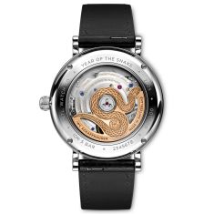 IWC Portofino Automatic Moon Phase 37 Year of the Snake Black Leather Strap Watch 37mm - IW459604