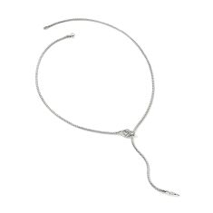 John Hardy Naga Sterling Silver Lariat Necklace