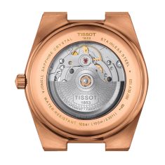 Tissot PRX Powermatic 80 Blue Dial Rose Gold-Tone Stainless Steel Bracelet Watch 40mm - T1374073304100