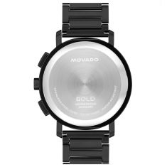 Movado BOLD Evolution 2.0 Black Dial Black Stainless Steel Bracelet Watch 42mm - 3601264