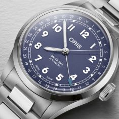 Oris Big Crown Pointer Date Purple Dial Stainless Steel Bracelet Watch 40mm - 754 7798 4068 8 20 06