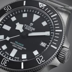 Pelagos Ultra Black Dial Titanium Watch 43mm - M2543C1A7NU-0001