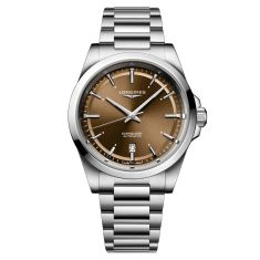 Longines Conquest Brown Dial Stainless Steel Bracelet Watch 41mm - L38304626
