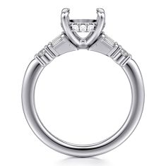 Gabriel & Co. Chana 1/3ctw Diamond 14k White Gold Engagement Ring Setting