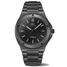 image of IWC Ingenieur Automatic 40 Black Grid Dial Stainless Steel Watch 40mm - IW328901 with sku:20562765