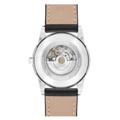 Movado Museum Classic Automatic Purple Dial Black Leather Strap Watch 33mm - 0608005