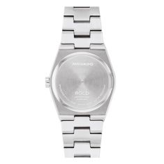 Movado BOLD Quest Mini Grey Dial Stainless Steel Bracelet Watch 28mm - 3601290