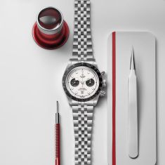 Black Bay Chrono Opaline Dial Stainless Steel Watch 41mm - M79360N-0014