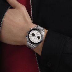 Black Bay Chrono Opaline Dial Stainless Steel Watch 41mm - M79360N-0014