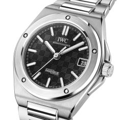 IWC Ingenieur Automatic Black Grid Dial Stainless Steel Watch 35mm - IW324906