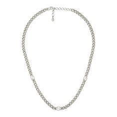 Gucci Interlocking Sterling Silver Necklace