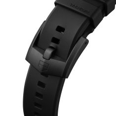 TAG Heuer FORMULA 1 Solargraph Black Opaline Dial Black Rubber Strap Limited Edition Watch 38mm - WBY1114.FT8084