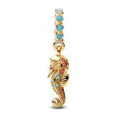Pandora Seahorse Gold-Plated Dangle Charm