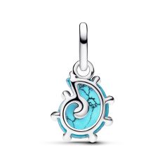 Pandora Blue Murano Glass Sea Snail Dangle Charm