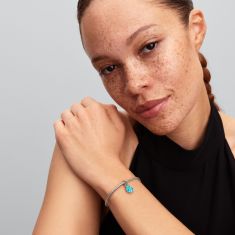 Pandora Blue Murano Glass Sea Snail Dangle Charm